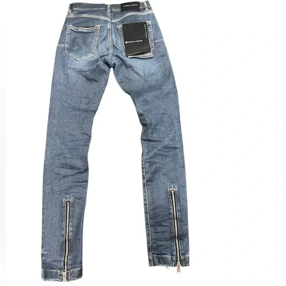 Purple Brand Men's Patchwork Washed Jeans - Picture 3 of 5